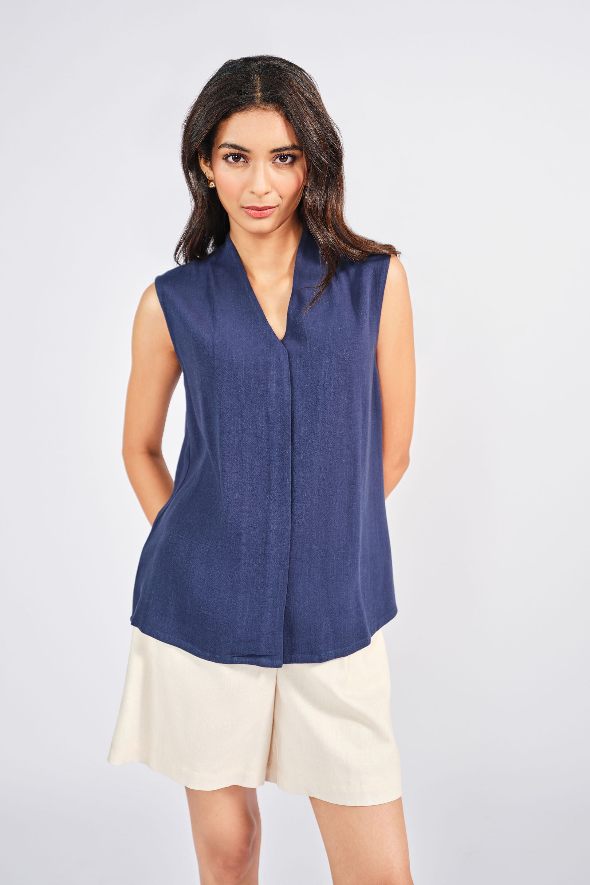 Liko Navy Top, Navy, image 1